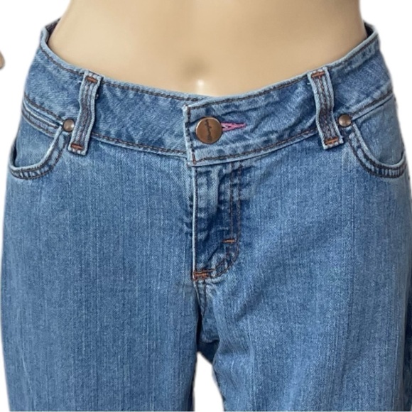 Wranglers Low to Mid Rise Premium Patch Bootcut Jeans - Picture 3 of 13